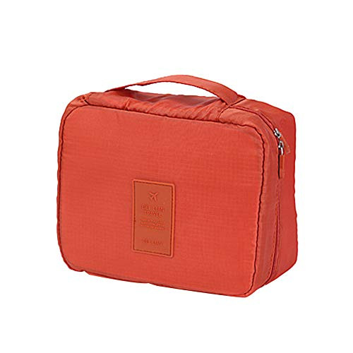 Anniston Cosmetic Bag Women Waterproof Oxford Cloth Outdoor Travel Cosmetic Makeup Bag Pouch Organizer Travel Makeup Bag Toiletry Bags Cosmetic Case Makeup Organizer Orange Anniston Cosmetic Bag Women Waterproof Oxford Cloth Outdoor Travel Cosmetic Makeup Bag Pouch Organizer Travel Makeup Bag Toiletry Bags Cosmetic Case Makeup Organizer Orange