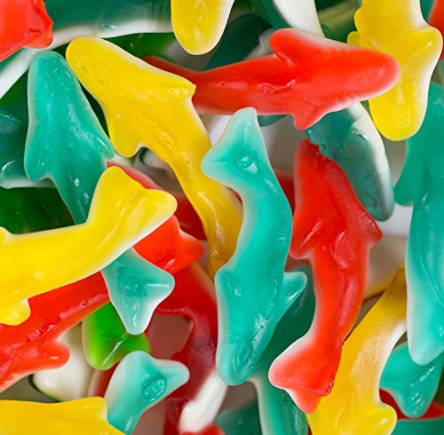 SweetGourmet Assorted Gummy Sharks 1.5 Pounds