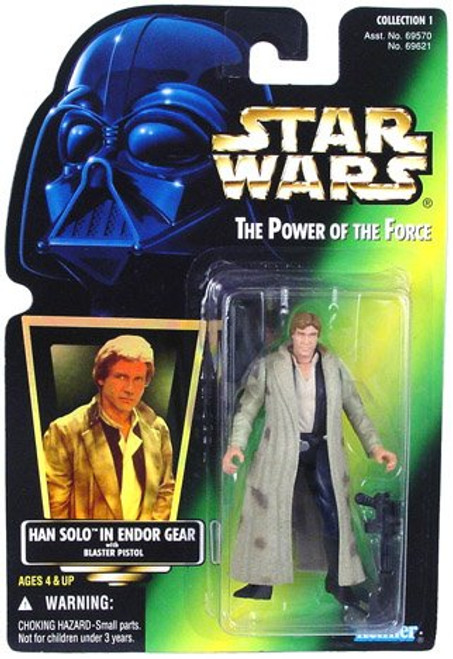 Star Wars Power of the Force - Han Solo in Endor Gear Action Figure Star Wars Power of the Force - Han Solo in Endor Gear Action Figure