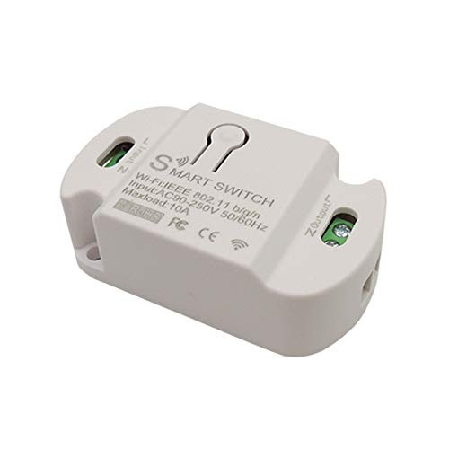 WiFi Smart Light Switch Module Universal Breaker Timer DIY Smart Life APP Wireless Remote Control Compatible with Alexa Google Home  1 reciever
