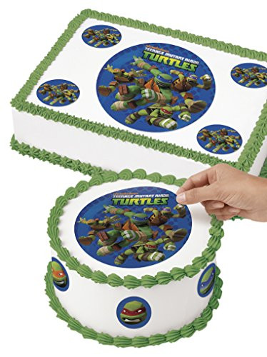 Wilton 710-7746 TMNT Edible Images Cake Decorating Kit, Multicolor