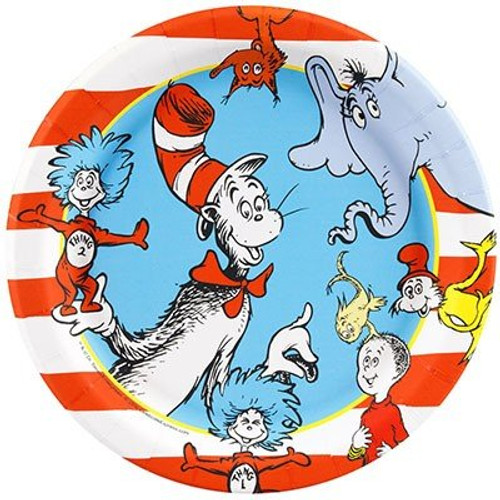 BirthdayExpress Dr Seuss Party Supplies - Dessert Plates (8) BirthdayExpress Dr Seuss Party Supplies - Dessert Plates (8)