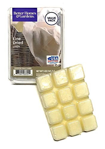 Better Homes and Gardens Line Dried Linen Wax Cubes 5 oz