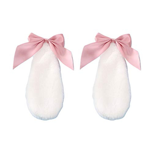 Cher9 Kawaii Lolita Cosplay Hair Clip Rabbit Plush Lop Ears Ribbon Bowknot Hairpins Cher9 Kawaii Lolita Cosplay Hair Clip Rabbit Plush Lop Ears Ribbon Bowknot Hairpins