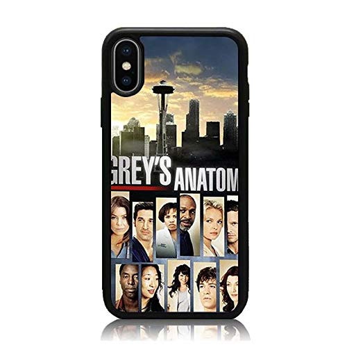 iPhone XR Case  Greys Anatomy Collage Series  Print Soft TPU  and  Hard Back Shock Absorption Scratch Proof Slim Protective Case Cover for iPhone XR 6.1 Inch 2018 Release