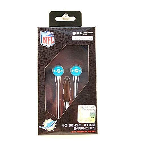 NFL Miami Dolphins iHip Ear Buds with Microphone