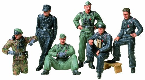 Tamiya Models German Tank Crew at Rest Model Kit