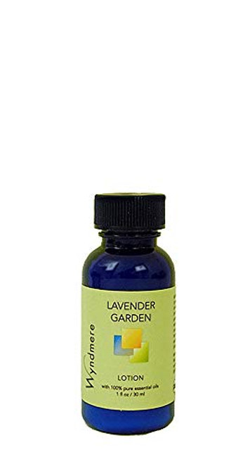 Wyndmere Lavender Garden Lotion 1oz Aromatherapy Lotion with Pure Essential Oils