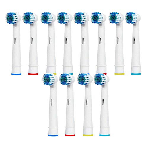 Aboodah 12pcs Electric Toothbrush Head Compatible with Oral B Electric Toothbrush Replacement Brush Sensitive Gum Care Brush HeadsCompatible with Oral B Electric Toothbrush