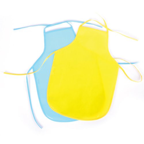 Lot Of 12 Assorted Color Child Size Arts And Crafts Apron Smocks