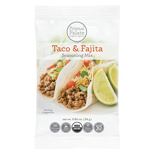 Primal Palate Certified Organic Taco and Fajita Seasoning Mix 0.85 oz 6 packets Primal Palate Certified Organic Taco and Fajita Seasoning Mix 0.85 oz 6 packets