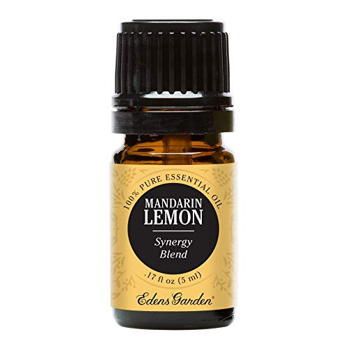 Edens Garden Mandarin Lemon Essential Oil Synergy Blend 100 percent Pure Therapeutic Grade Cold Flu and Pain 5 ml Edens Garden Mandarin Lemon Essential Oil Synergy Blend 100 percent Pure Therapeutic Grade Cold Flu and Pain 5 ml