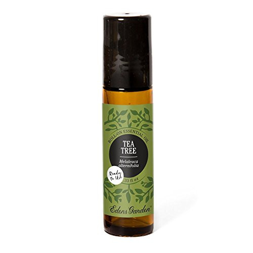 Edens Garden Tea Tree Essential Oil 100 percent Pure Therapeutic Grade Pre-Diluted and Ready To Use- Allergies and Inflammation 10 ml Roll-On Edens Garden Tea Tree Essential Oil 100 percent Pure Therapeutic Grade Pre-Diluted and Ready To Use- Allergies and Inflammation 10 ml Roll-On
