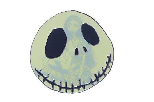 Disney Nightmare Before Christmas - Jack Skellington Face With Sally Glow In The Dark pin