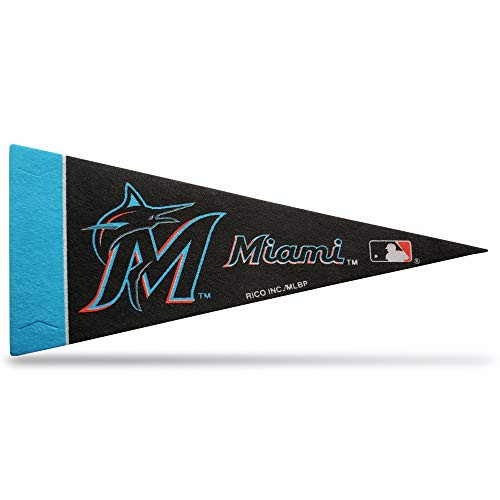 Rico Miami Marlins MLB Mini Pennant 9X4 inch Felt
