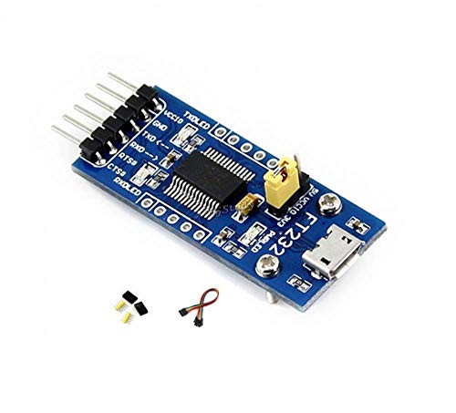 XYGStudy FT232 USB UART Board  Micro  USB to UART Solution with USB Micro Connector FT232R FT232RL to RS232 RS485 TTL Serial Module Kit USB Powered  3.3V-5V