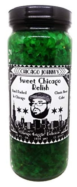 Chicago Hot Dog Relish   Neon Sweet Relish by Chicago Johnnys