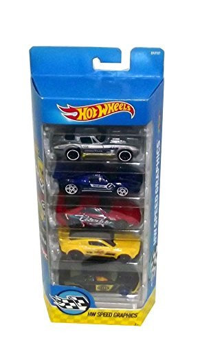 Hot Wheels 2017 HW Speed Graphics 5-Pack