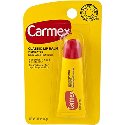 Carmex Classisc Lip Balm Medicated 0.35 oz   Pack of 6