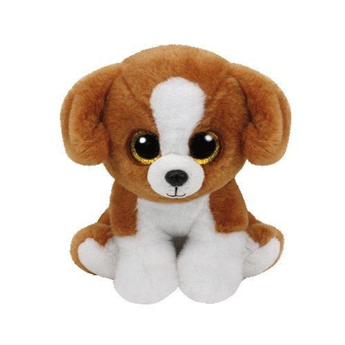 Ty Beanie Babies Snicky - Brown & White Dog