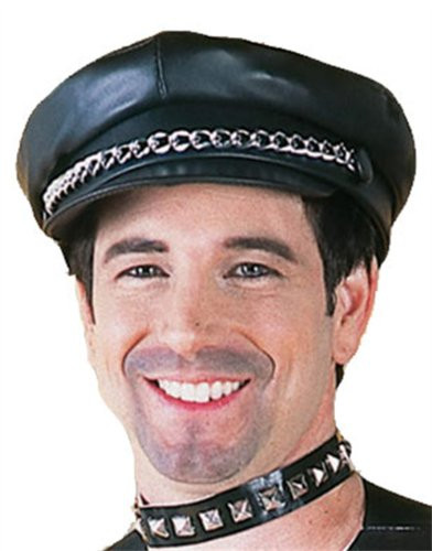 Forum Novelties Mens Adult Biker Hat Costume Accessory Black One Size