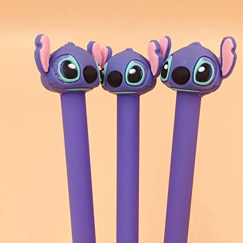 Cute Cartoon Stitch Gel Pen School Office Supply Student Stationery Writing Signing Tool Black Ink 0.5mm