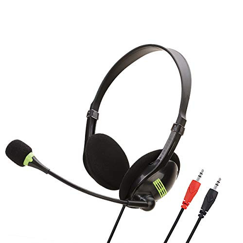 Winnfy USB Headset with Microphone On Ear Headphone with Mic Switch Volume Control for Desktop PC Laptop