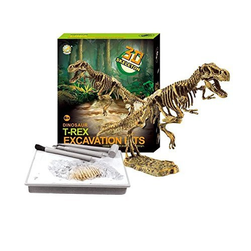Dinosaur Skeleton 3D Dino Fossil Bones Excavation Science Kit - Tyrannosaurus Rex
