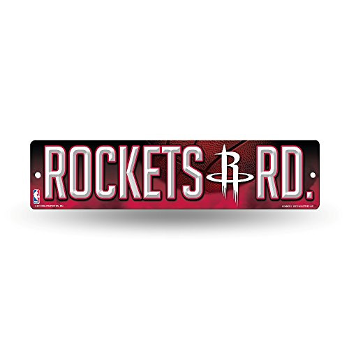 Houston Rockets NBA Basketball 16 inch Street Sign Fan Wall Decor