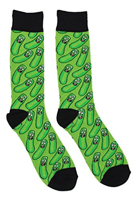 Rick And Morty Pickle Rick 1 Pair Casual Crew Socks Rick And Morty Pickle Rick 1 Pair Casual Crew Socks