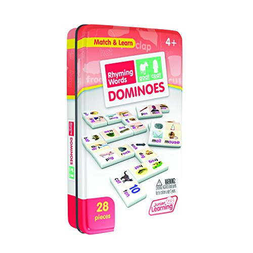 Junior Learning Rhyming Word Dominoes Educational Action Games