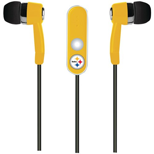 NFL Pittsburgh Steelers Hands Free Ear Buds with Microphone