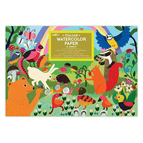 eeBoo Woodland Watercolor Paper Pad