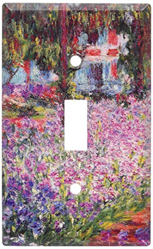 Art Plates - Monet: The Artist's Garden Switch Plate - Single Toggle