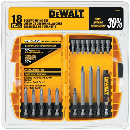 DEWALT DW2174 18-piece DEWALT Screwdriving Set