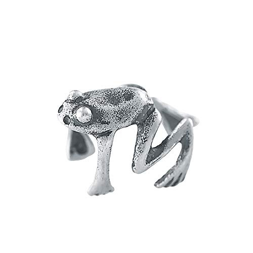 1 PCS 925 Sterling Silver Frog Earrings Cuff Ear No Piercing Clip Ear Cute Animal Auricle Wrap Earring Women Men Punk Gothic Jewelry Gift Style1-Silver Frog 1 PCS 925 Sterling Silver Frog Earrings Cuff Ear No Piercing Clip Ear Cute Animal Auricle Wrap Earring Women Men Punk Gothic Jewelry Gift Style1-Silver Frog