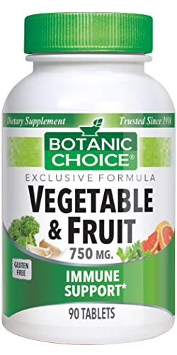 Botanic Choice Vegetable  and  Fruit90 Tablets