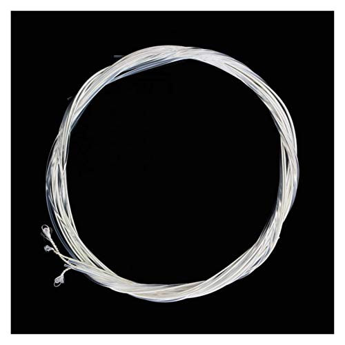Guitar Accessories 6Pcs Nylon Silver Guitar Strings Set for Classical Guitar 1M 1-6 E B G D A E Guitarra Bass Parts Accessories Guitar Pick  Color  1pcs