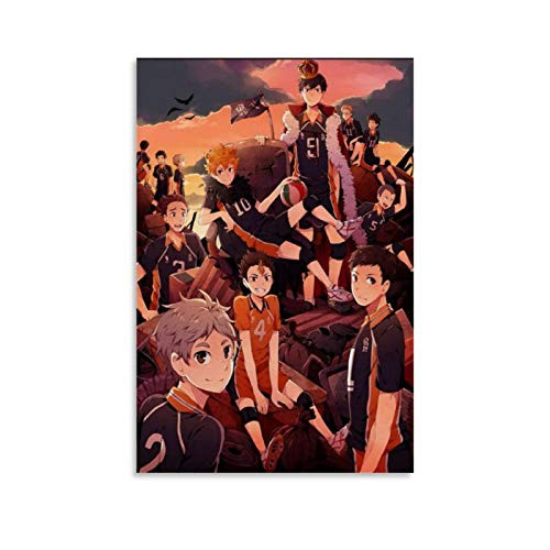 Haikyuu Wallpaper Poster Canvas Art Poster and Wall Art Picture Print Modern Family Bedroom Decor Posters 08x12inch 20x30cm