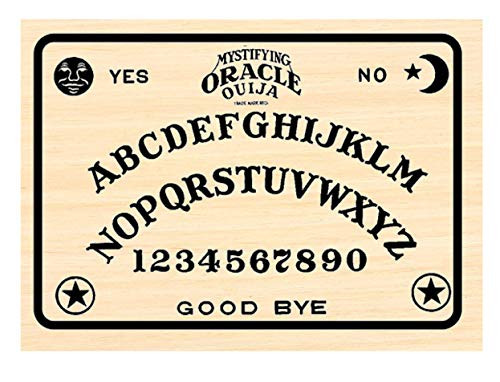 P123 Ouija Board Game Rubber Stamp