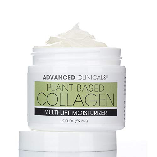 Multi-Lift Plumping Collagen Cream  Facial Moisturizer Firms  and  Smooths Fine Lines Sagging Skin  Anti Wrinkle Cream with Hyaluronic Acid for Uneven Skin Tones by Advanced Clinicals 2 Fl. Oz.