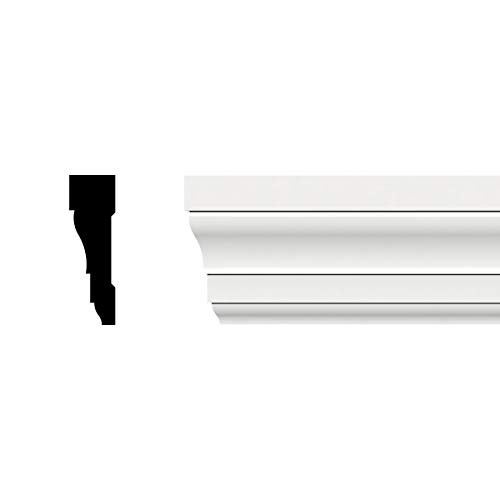 Ekena Millwork WM332X96SWPV WM332-2 x PVC Casing Moulding 2 1 4 inchH x 3 4 inchP x 96 inchL Unfinished Ekena Millwork WM332X96SWPV WM332-2 x PVC Casing Moulding 2 1 4 inchH x 3 4 inchP x 96 inchL Unfinished