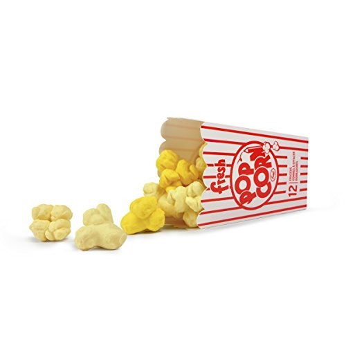Genuine Fred 5219309 FRESH POPCORN Shaped Eraser Set with Holder Set of 12 Sassy