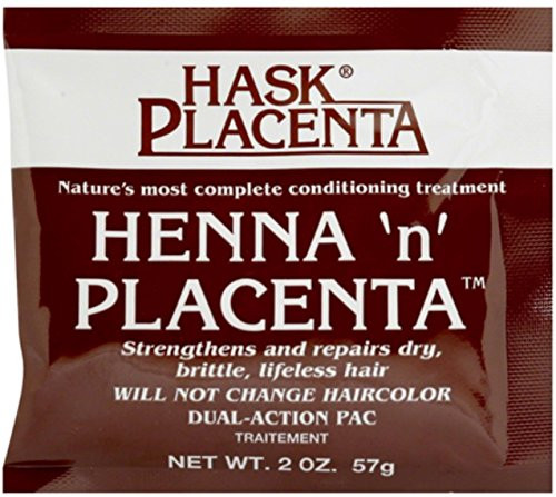 Hask Henna n Placenta Conditioning Treatment 2 oz  Pack of 5
