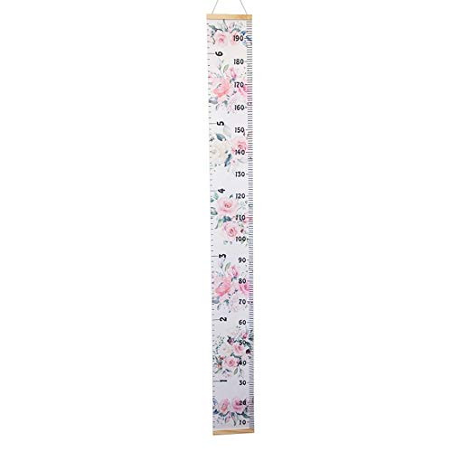 Mayplus Baby Growth Height Chart Handing Ruler Wall Decor for Kids Canvas Removable Growth Height Chart 79 inch x 7.9 inch S