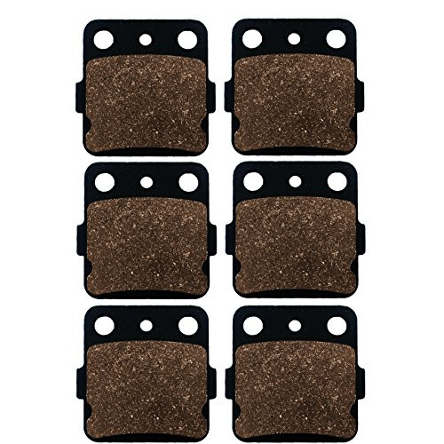 Front  and  Rear Brake Pads Compatible With Honda Trx250X Trx-250X Fourtrax 250X 1987 1988 1991 1992
