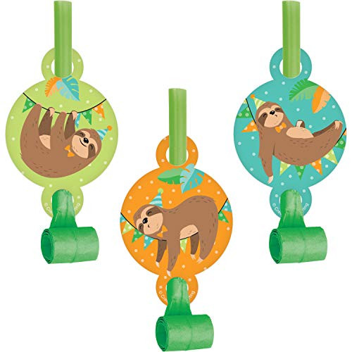 Sloth Party Party Blowers 24 ct
