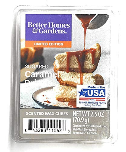 Better Homes  and  Gardens Scented Wax Cubes 2019 Limited Edition  Sugared Caramel Drizzle