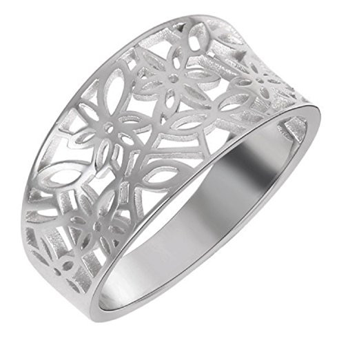 CloseoutWarehouse Sterling Silver Victorian Leaf Filigree Ring Size 10