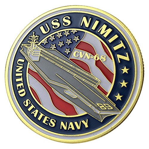 U.S. Navy USS NIMITZ   CVN-68 GP Challenge Coin 1130